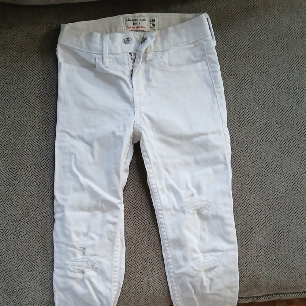 White Distressed Jeans
